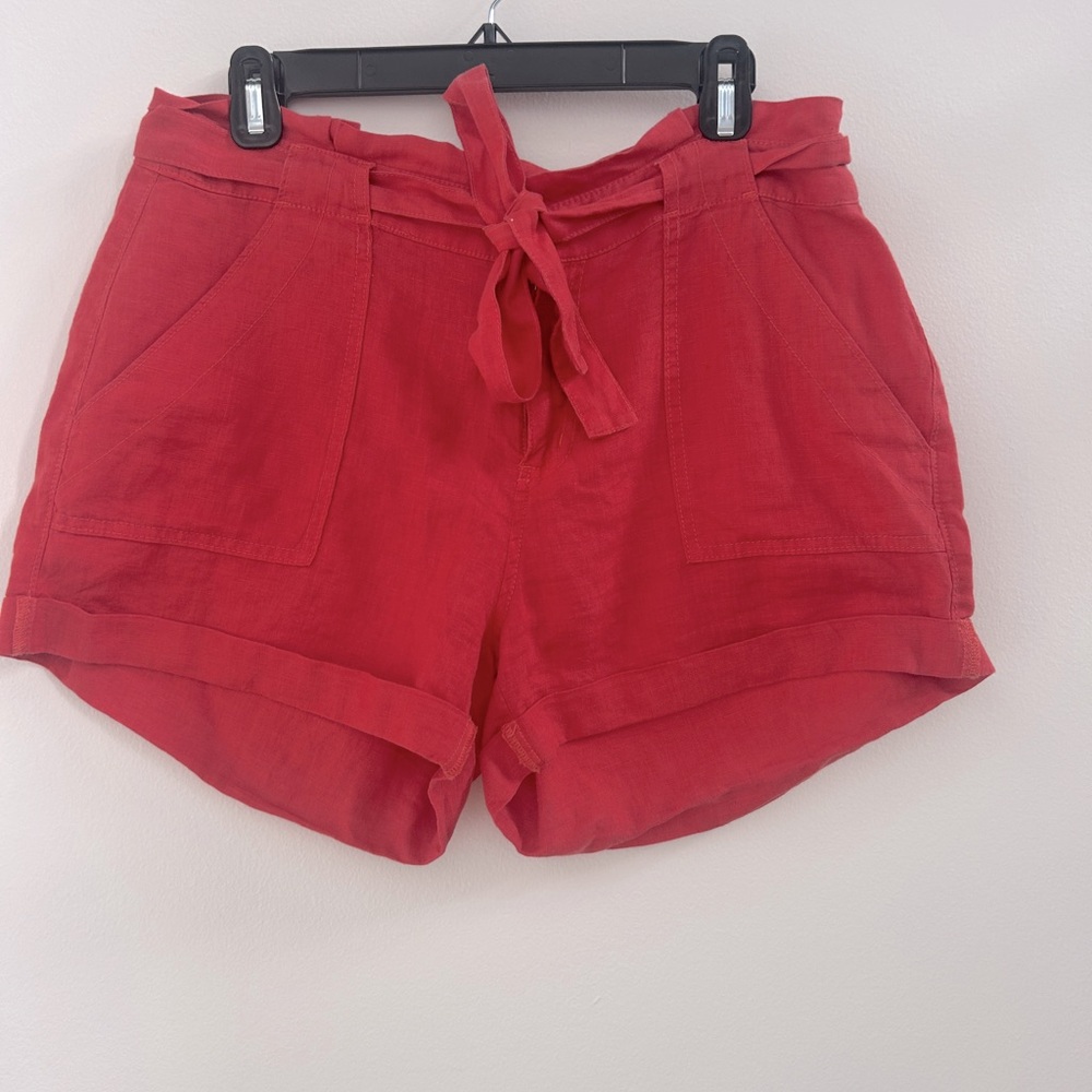 Joie Women’s Linen Shorts with Tie Waist
